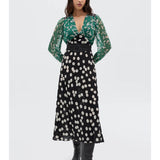 Bohemian Dreamy Floral Print Midi Dress