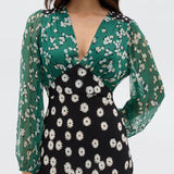 Bohemian Dreamy Floral Print Midi Dress