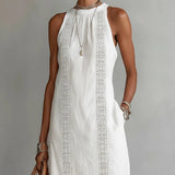 Sleeveless Linen Maxi Dress