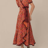 Bohemian Vintage Midi Dress