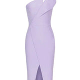 Asymmetrical Bandage Evening Dress