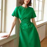 Designer Waist-Defining Midi