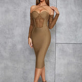Sexy Off-Shoulder Backless Dress