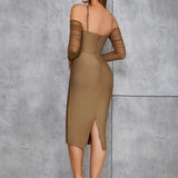 Sexy Off-Shoulder Backless Dress