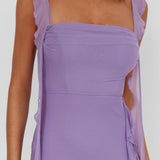 Slim Slit Sleeveless Summer Midi Dress