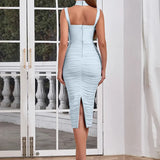 Halter Bandage Backless Dress