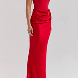 Scarlet Strapless Corset Maxi Dress