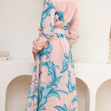 Summer Belted Midi Dress