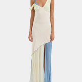 Thames Splice Midi Dress