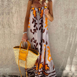 Ethnic Printed Loose Cami Dress