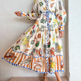 Theo Shirtdress In Multi