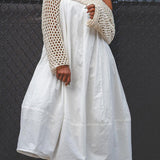 Casual Knitted Bolero And Midi Dress