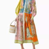 Monte Belted Midi Shirtdress