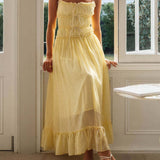 Elegant Off-Shoulder Strap Patchwork Dress