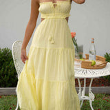 Magical Moments Maxi Dress Yellow