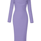 Sexy Bandage Square Neck Dress