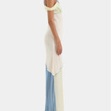 Thames Splice Midi Dress