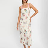 Tie-Waist Tank Midi Dress