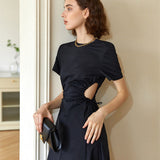 Designer Waist-Defining Midi