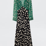 Bohemian Dreamy Floral Print Midi Dress