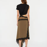 Verve Twisted Tee Midi Dress