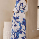 Summer Belted Midi Dress