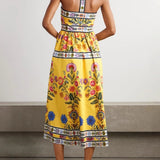 Casual Strapless Midi Dress