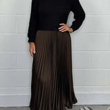 Pleated Panel Dress