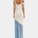 Thames Splice Midi Dress