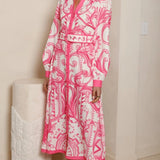 Relaxed Belted Puff Sleeve Dress