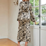 Summer Printed Slim Dress