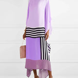 Pink Candy Stripe Kaftan