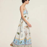 Creative Print Beach Dress