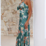 Dreamers Midi Dress - Green Floral