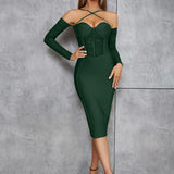 Sexy Off-Shoulder Backless Dress