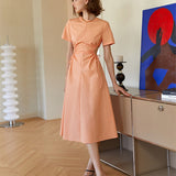 Designer Waist-Defining Midi