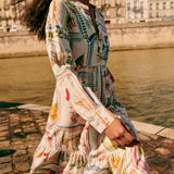 Printed Cotton And Linen Dress
