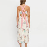 Tie-Waist Tank Midi Dress