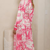 Relaxed Belted Puff Sleeve Dress