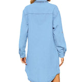 Relaxed Fit Adjustable Denim Dress