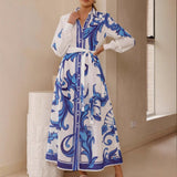 Summer Belted Midi Dress