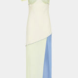 Thames Splice Midi Dress