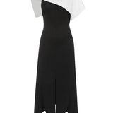 Sexy Black & White Bodycon Dress