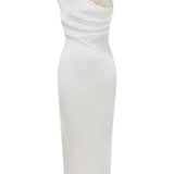 One-Shoulder Backless Dress