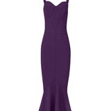 Sexy Strap Ruffle Hem Dress