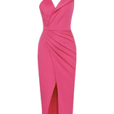Sexy One-Shoulder Sleeveless Dress