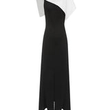 Sexy Black & White Bodycon Dress