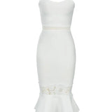 Sexy Lace Bandage Fish-tail Dress