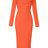 Sexy Bandage Square Neck Dress