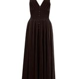 Vintage Velvet Backless Gown